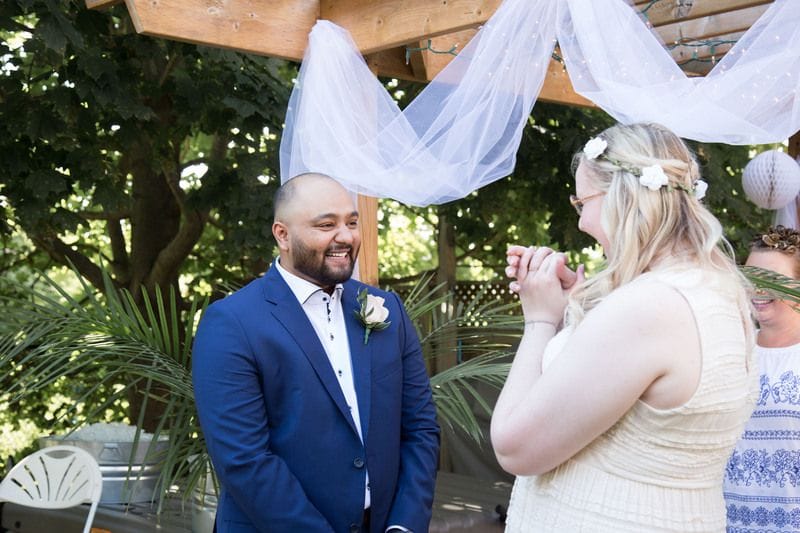 A Beautiful Backyard Summer Wedding A Beautiful Backyard Summer Wedding